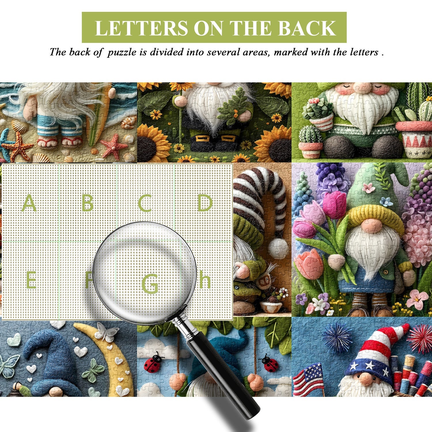 Puzzle de gnomo alegre, 1000 piezas