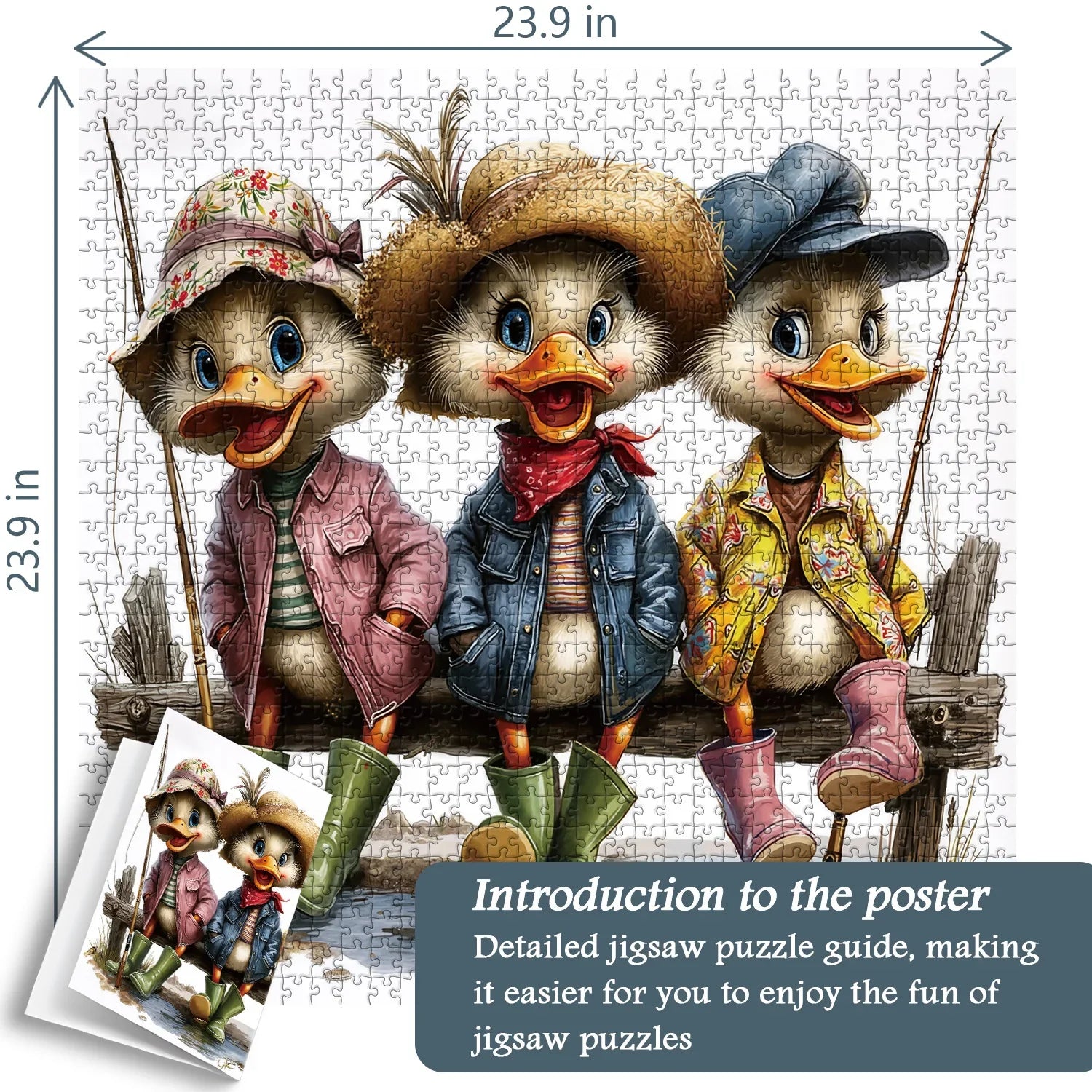 Duck Parade Jigsaw Puzzle 1000 Pieces