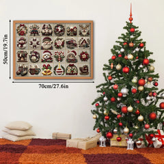 Vintage Christmas Fabric Fun Jigsaw Puzzle 1000 Pieces