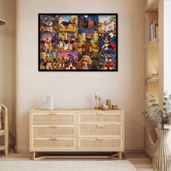 Halloween-Welpenparade-Puzzle, 1000 Teile