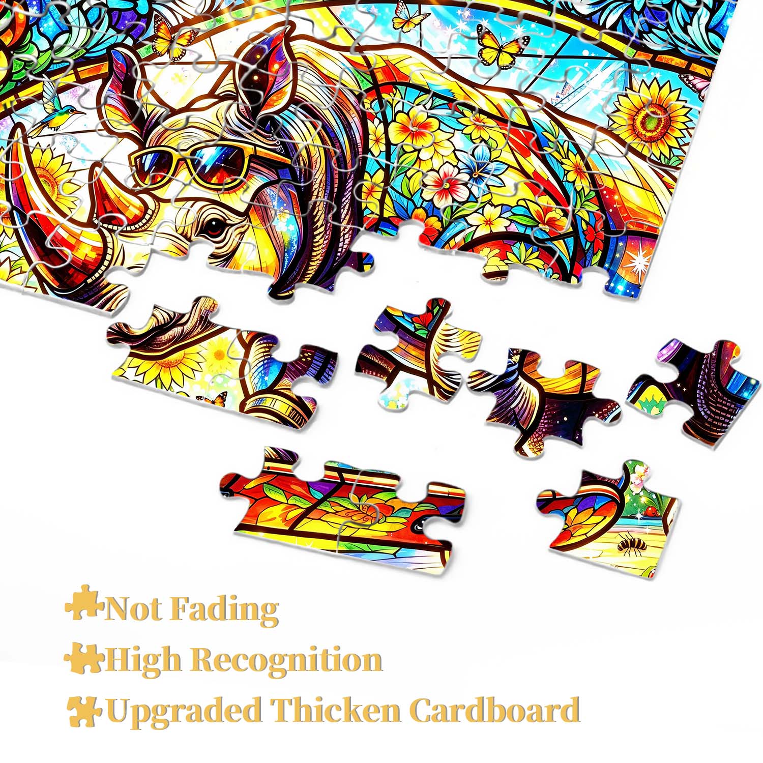 Puzzle Girasole Rhino Glide Jigsaw 1000 pezzi