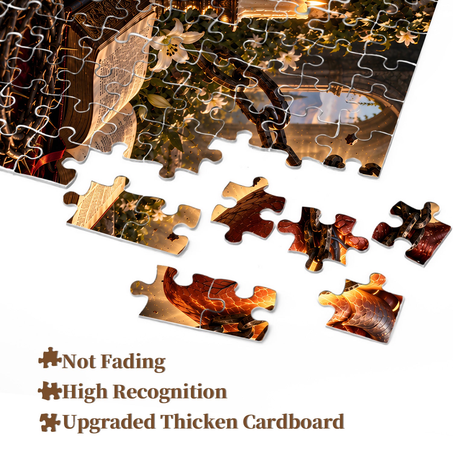 Gebrochene Ketten, Herz-Jesu-Puzzle, 1000 Teile