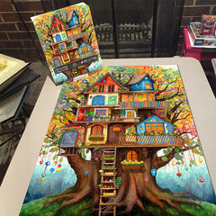 Fantastical Treehouse Jigsaw Puzzle 1000 Pieces