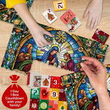 Radiant Nativity Advent Calendar Jigsaw Puzzle 1000 Pieces