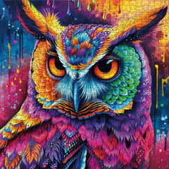 Bunte Eulen Puzzle 1000 Stücke