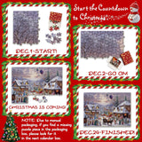 Winter Wonderland Advent Calendar Jigsaw Puzzle 1000 Pieces