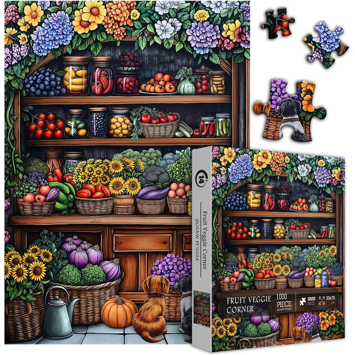 Fruit Veggie Corner Jigsaw Puzzle 1000 Pieces