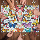 Butterfly Kaleidoscope Jigsaw Puzzles 1000 Pieces