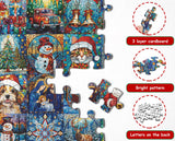 Christmas Treasures Advent Calendar Jigsaw Puzzle 1000 Pieces