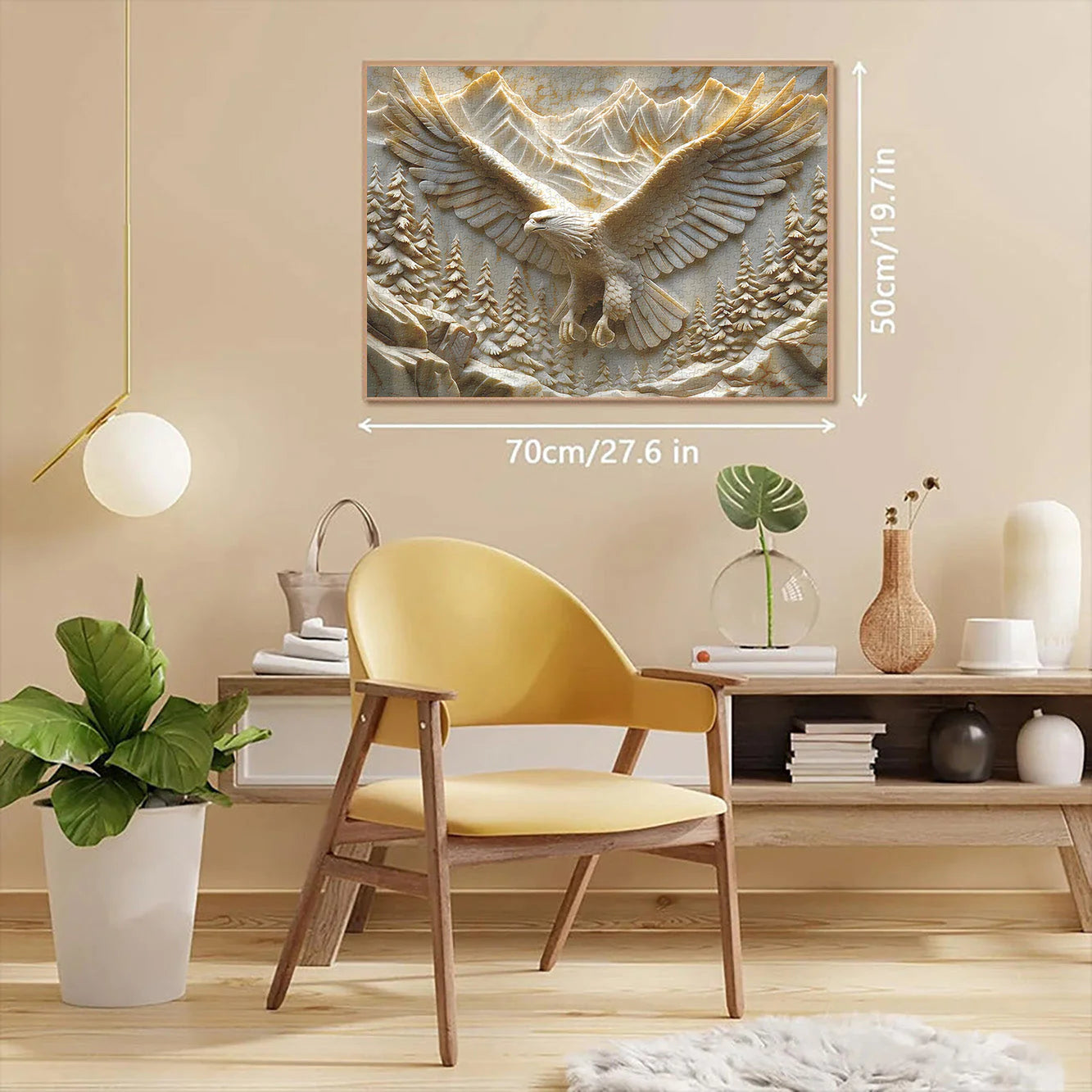 Flügel aus Marmor Puzzle 1000 Teile