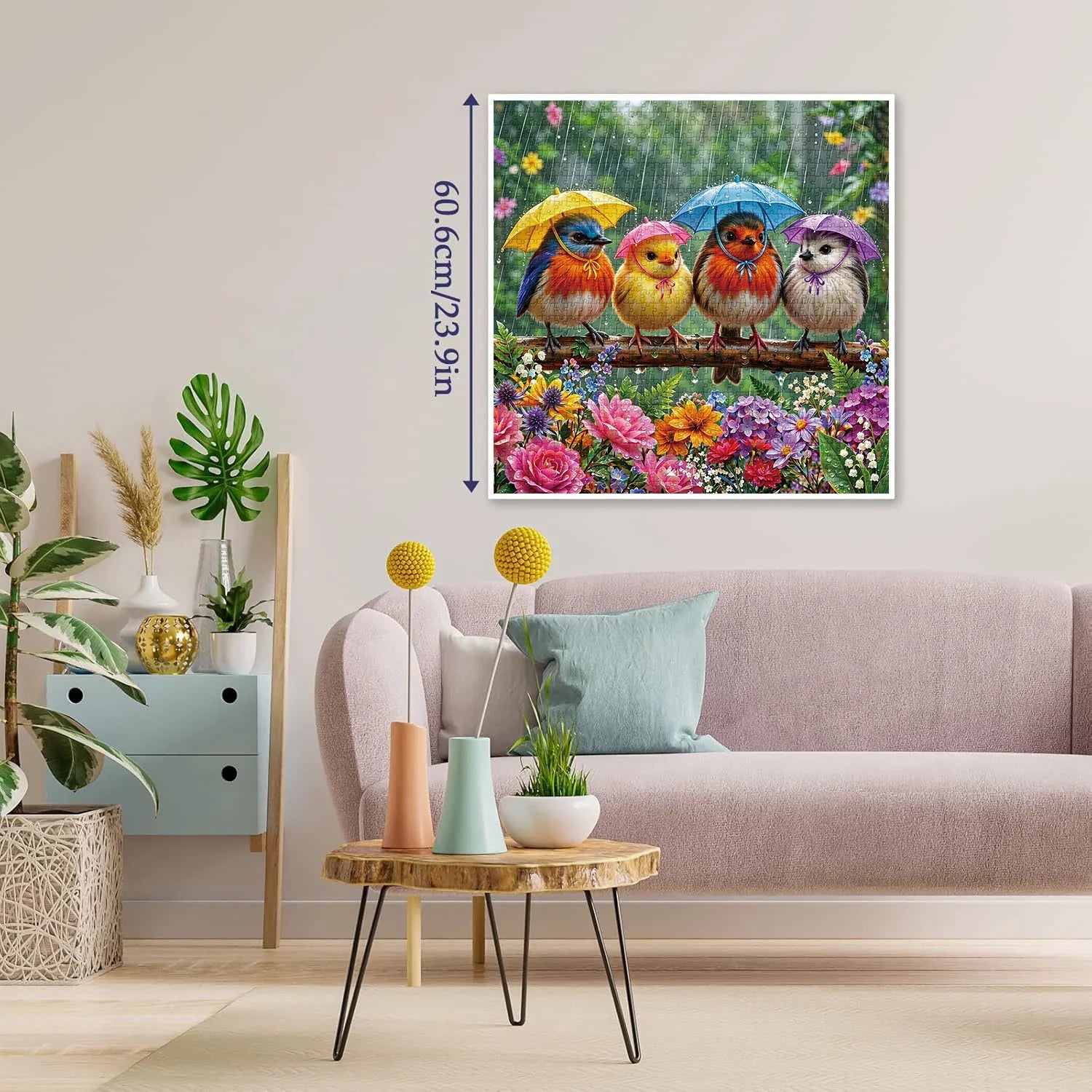 Rainy Birds Jigsaw Puzzle 1000 Pieces
