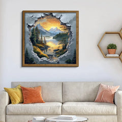 LakeCrack View Jigsaw Puzzle 1000 Pieces