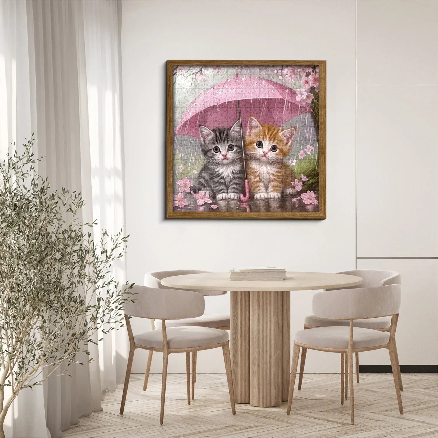 Rain Kittens Jigsaw Puzzle 1000 Pieces