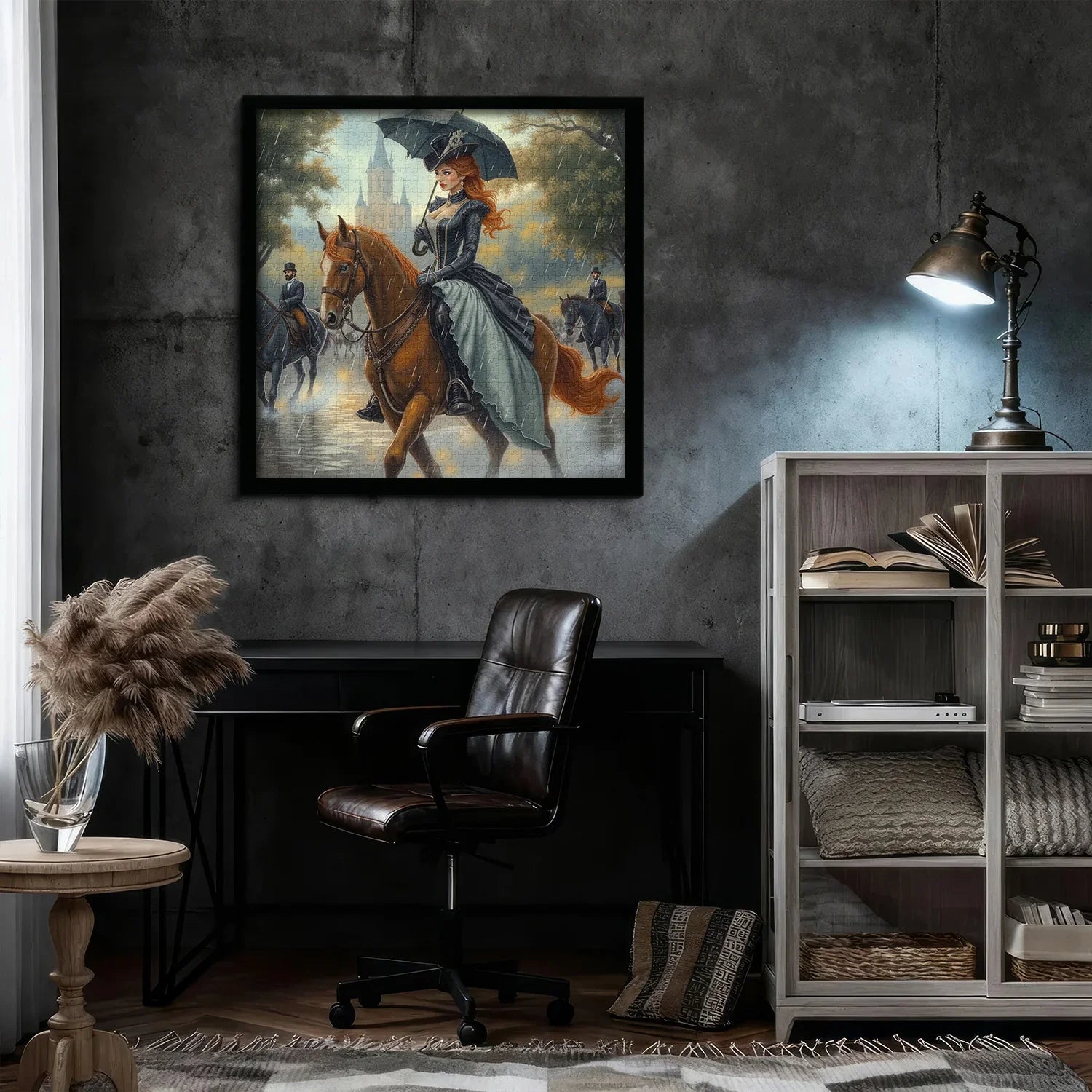 The Lady in the Rain Jigsaw Puzzle 1000 Pieces