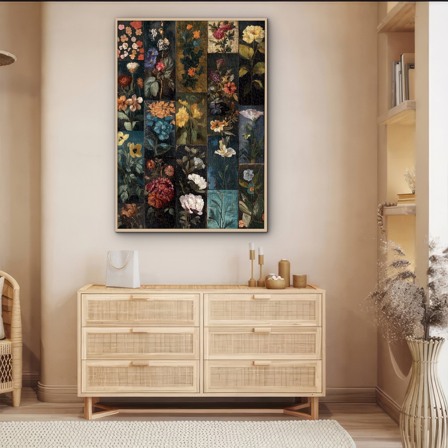 Floral Cabinet Jigsaw Puzzle 1000 Pieces