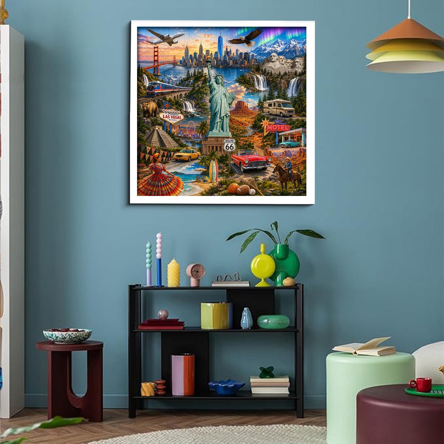 Puzzle America Landmarks Journey da 1000 pezzi