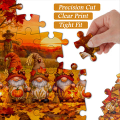 Gnomes of the Harvest Woods Jigsaw Puzzle 1000 Pieces