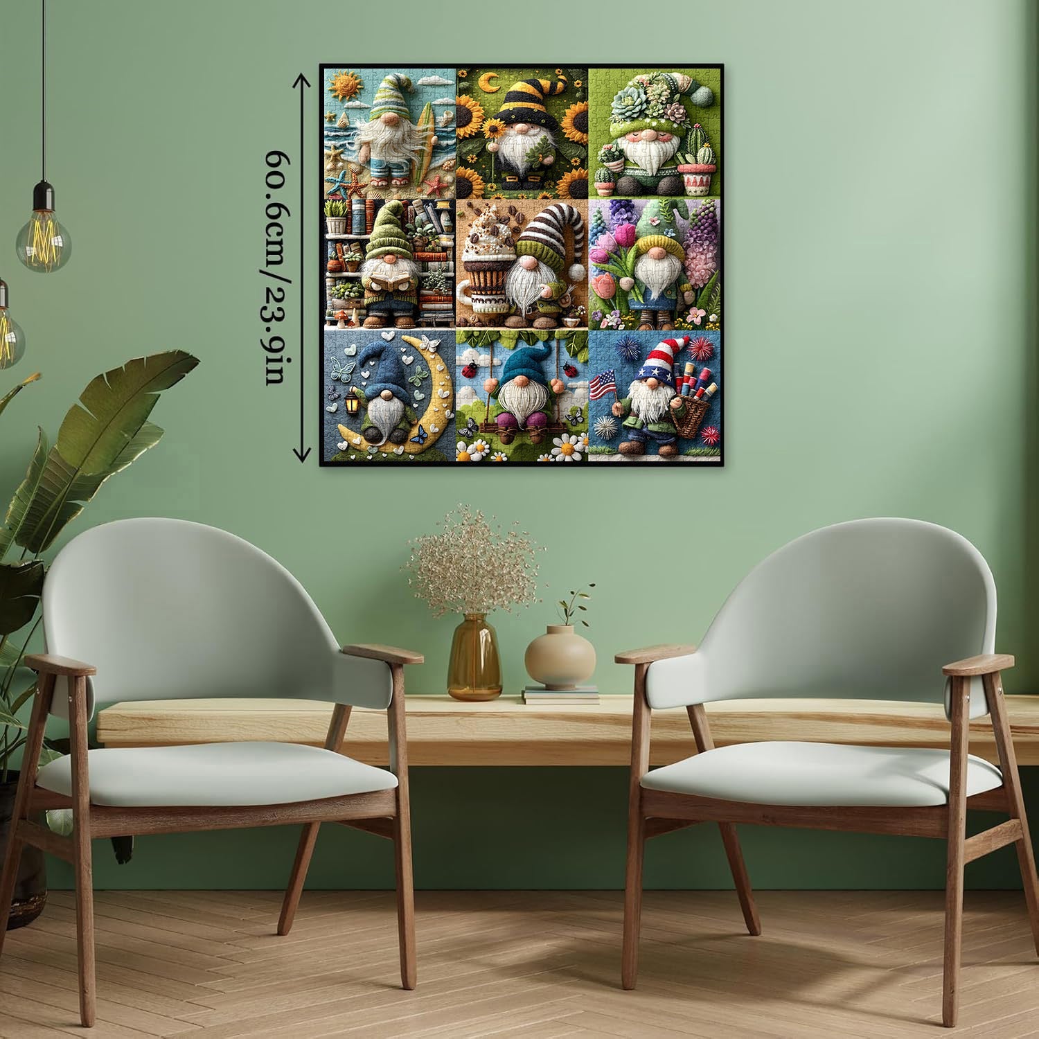 Puzzle de gnomo alegre, 1000 piezas