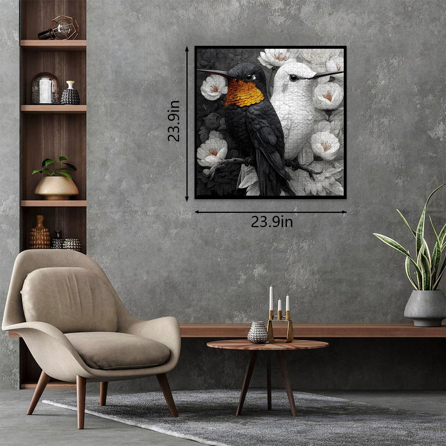 YinYang Hummingbirds Jigsaw Puzzle 1000 Pieces