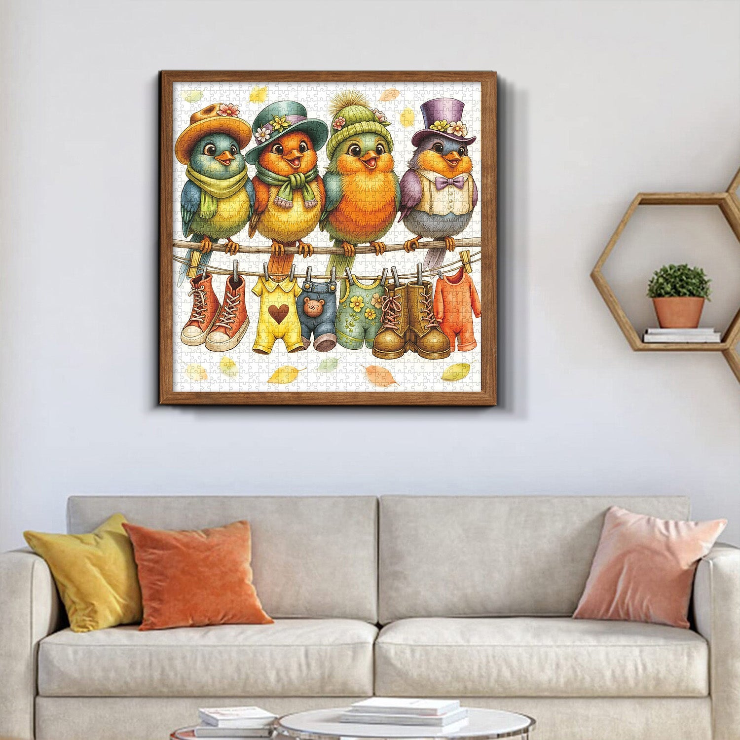 Bird Dress Up Day Jigsaw Puzzle 1000 Pieces