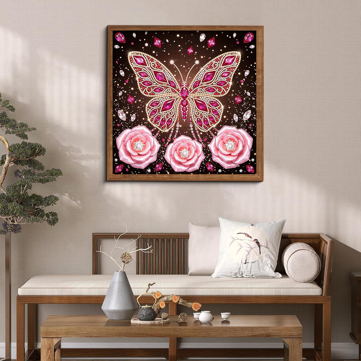 Puzzle papillon en cristal brillant 1000 pièces