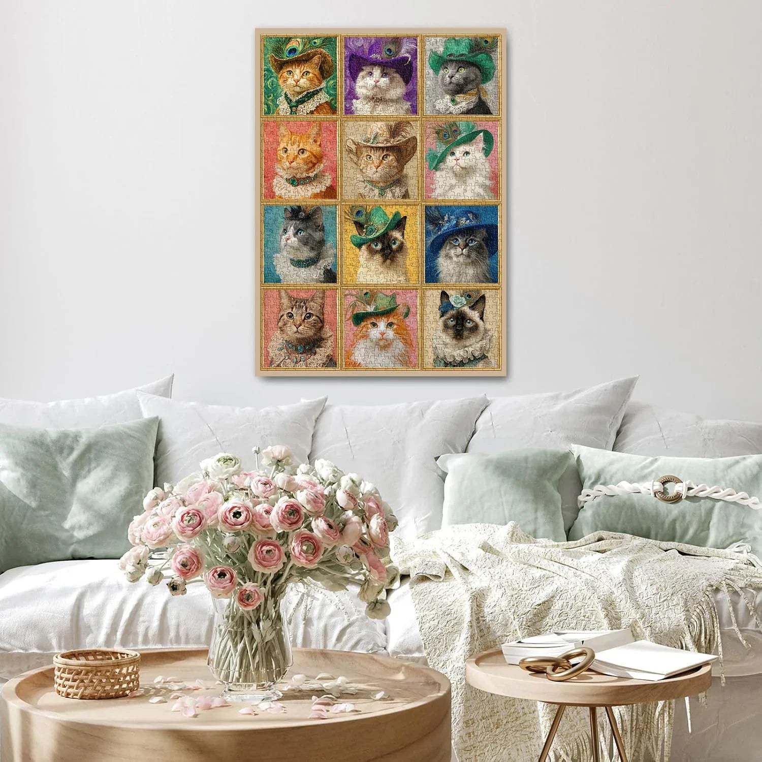 Vintage Cat Collection Puzzle 1000 Teile