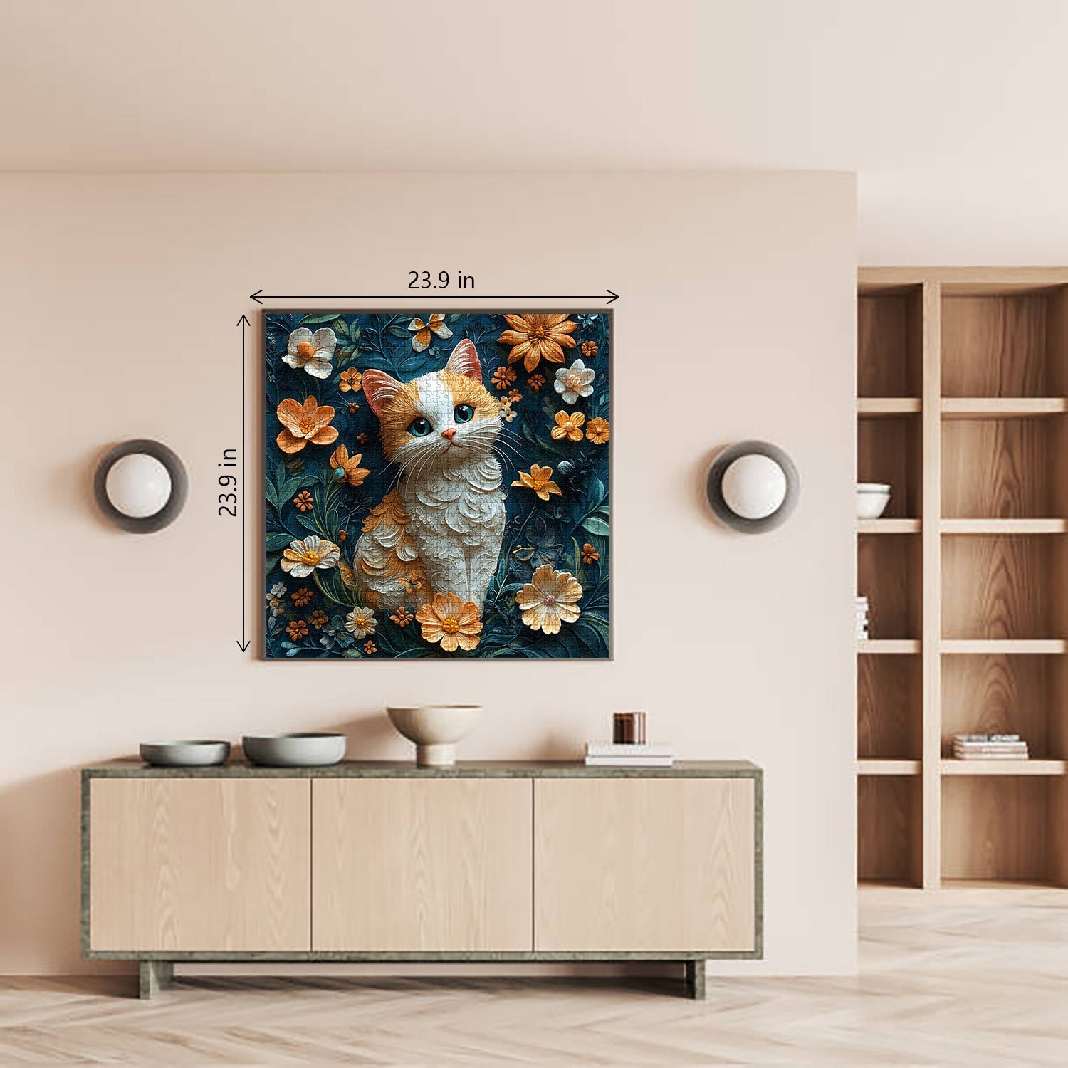 Cat Garden Oasis Jigsaw Puzzle 1000 Pieces