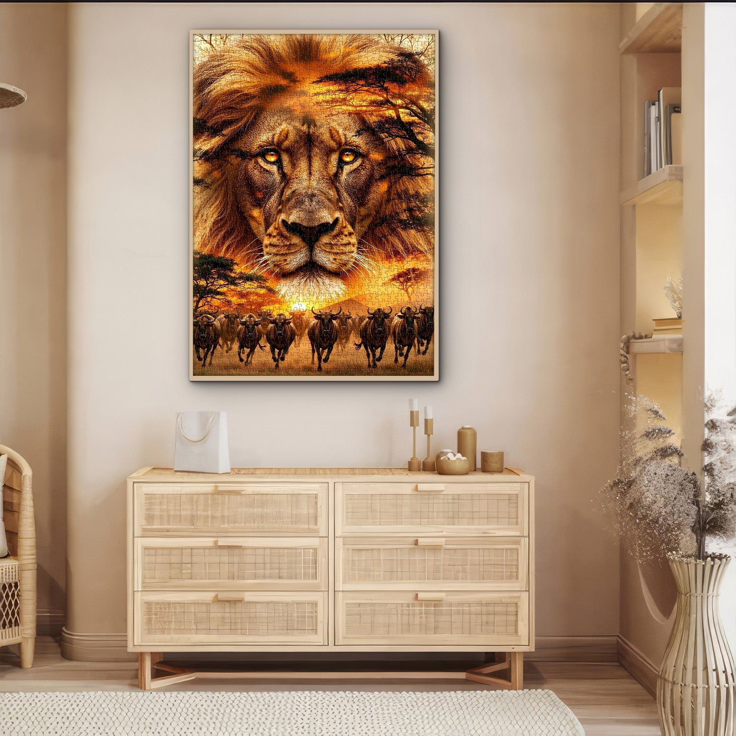 King of the Grasslands Jigsaw Puzzle 1000 Pieces