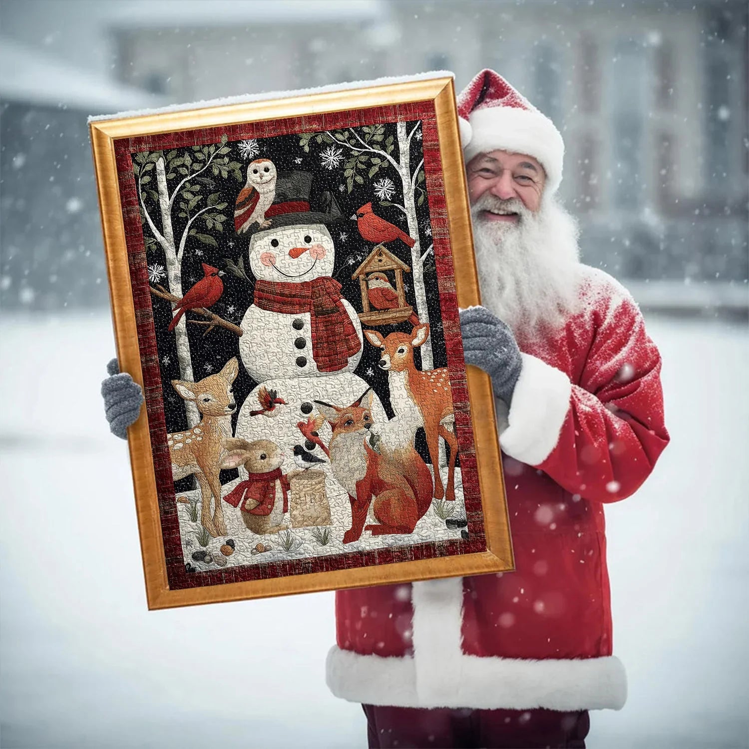 Joyful Snowy Jigsaw Puzzle 1000 Pieces