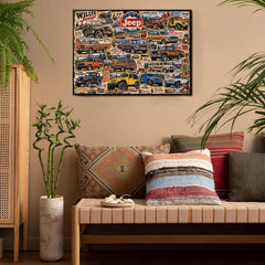 Puzzle retrò Jeep Off Road 1000 pezzi