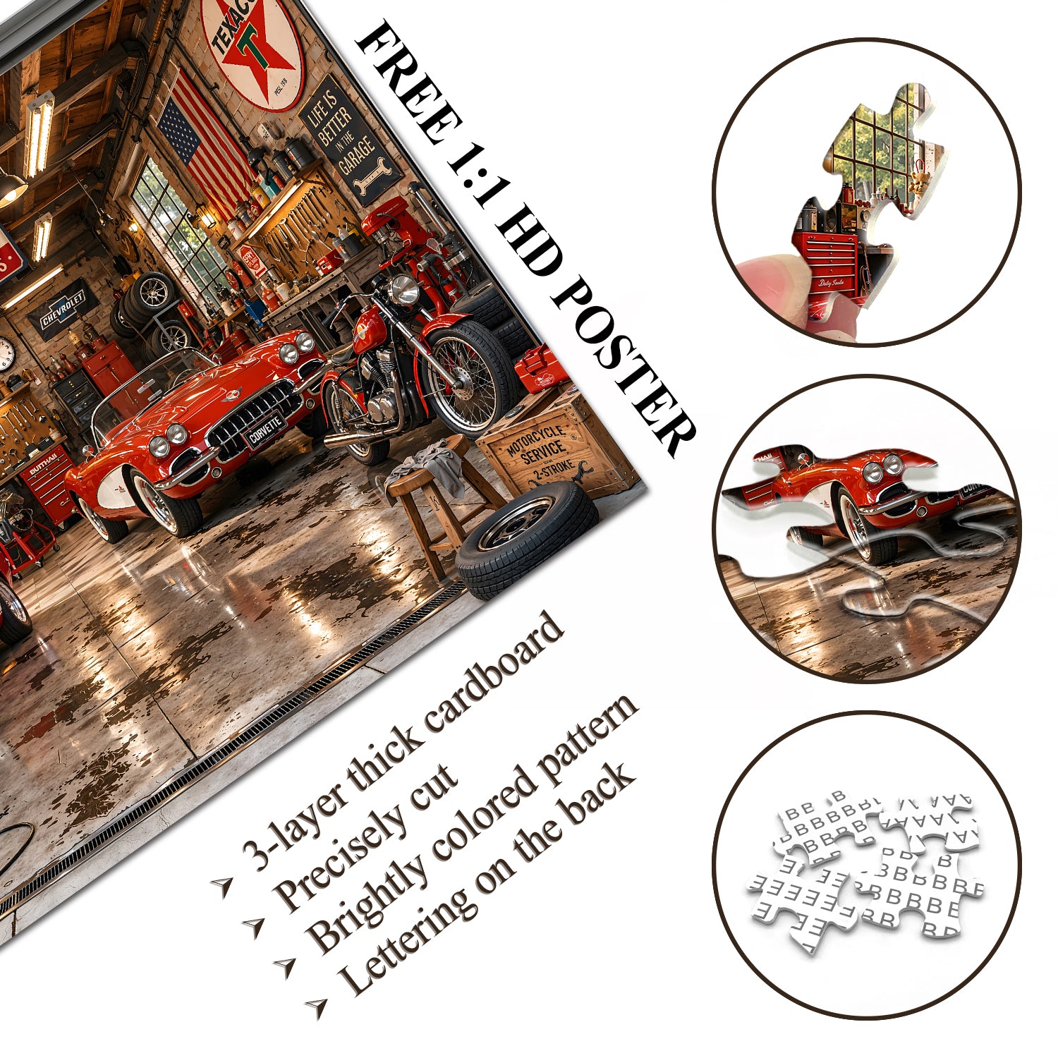 Puzzle American Dream Garage da 1000 pezzi