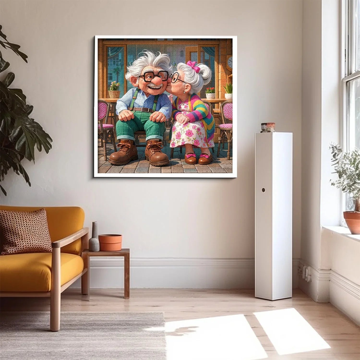 Süßes Café Kiss Jigsaw Puzzle 1000 Stücke