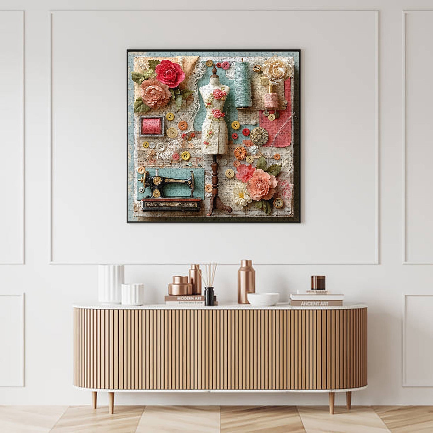 Floral Sewing Atelier Puzzle 1000 Teile