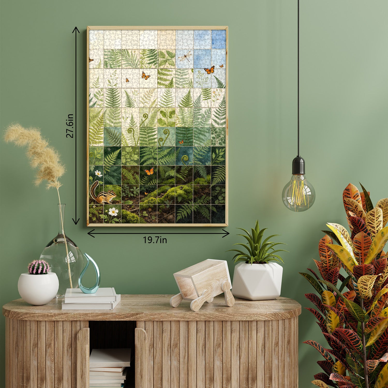 Fern Tapestry Jigsaw Puzzle 1000 Pieces