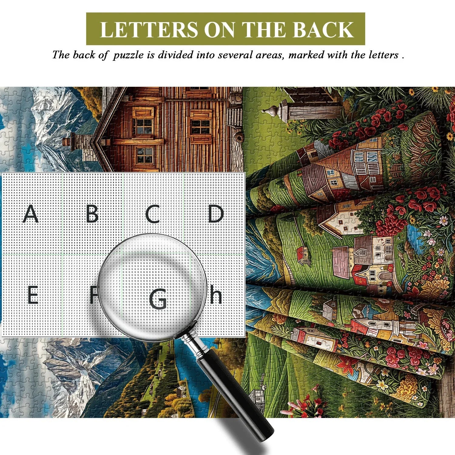 Rompecabezas de dama escénica de 1000 piezas