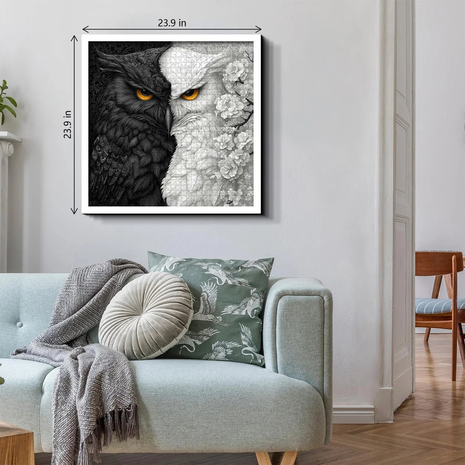 Yin Yang Owl Jigsaw Puzzle 1000 Pieces