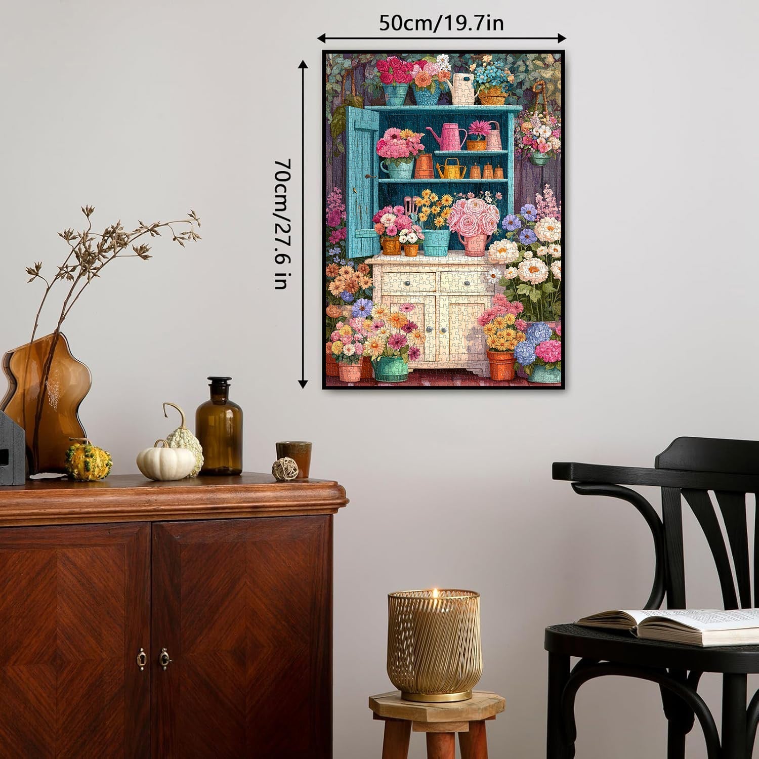 Floral Cabinet Rhythm Jigsaw Puzzle 1000 Pieces