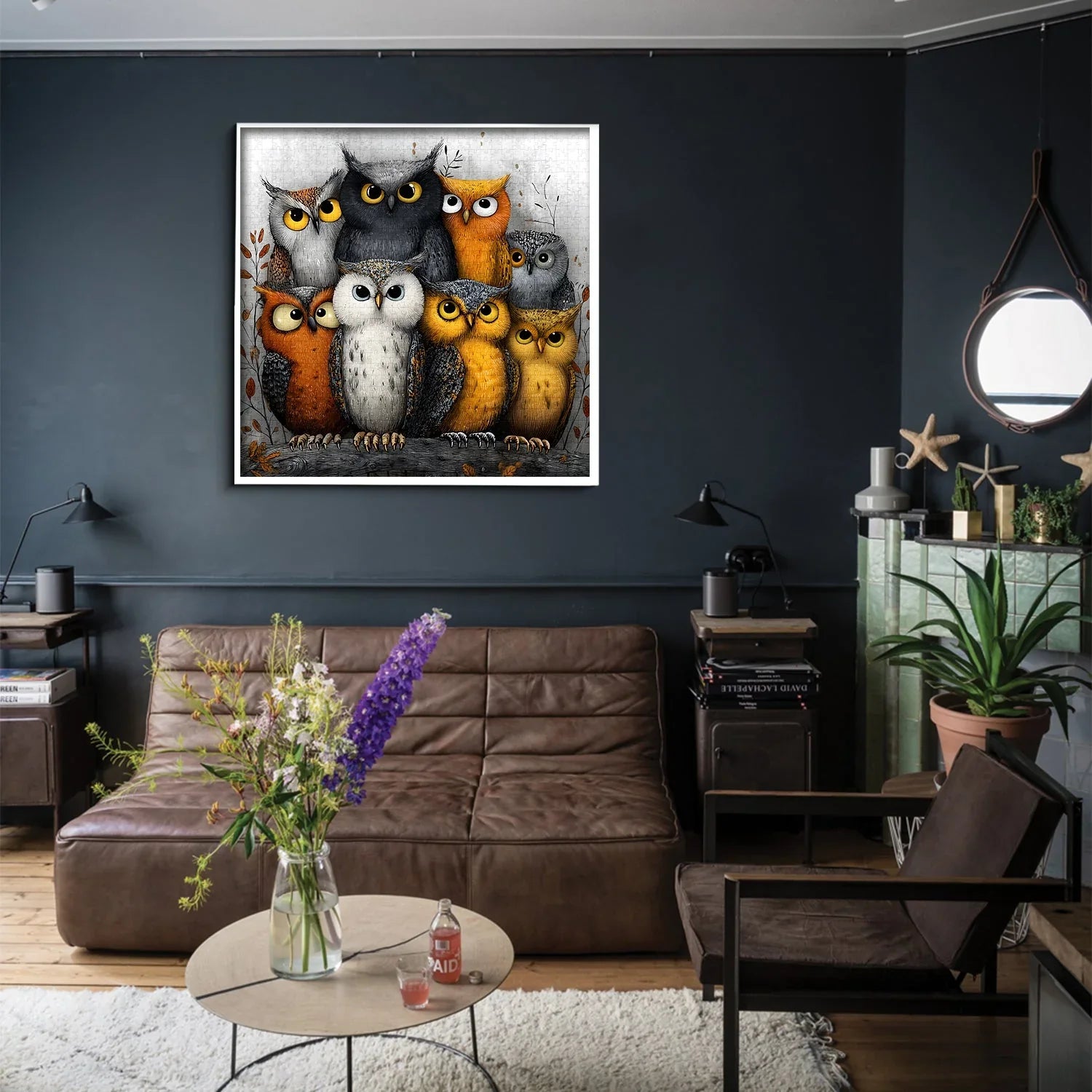 Skurriles Eulen-Puzzle 1000 Teile