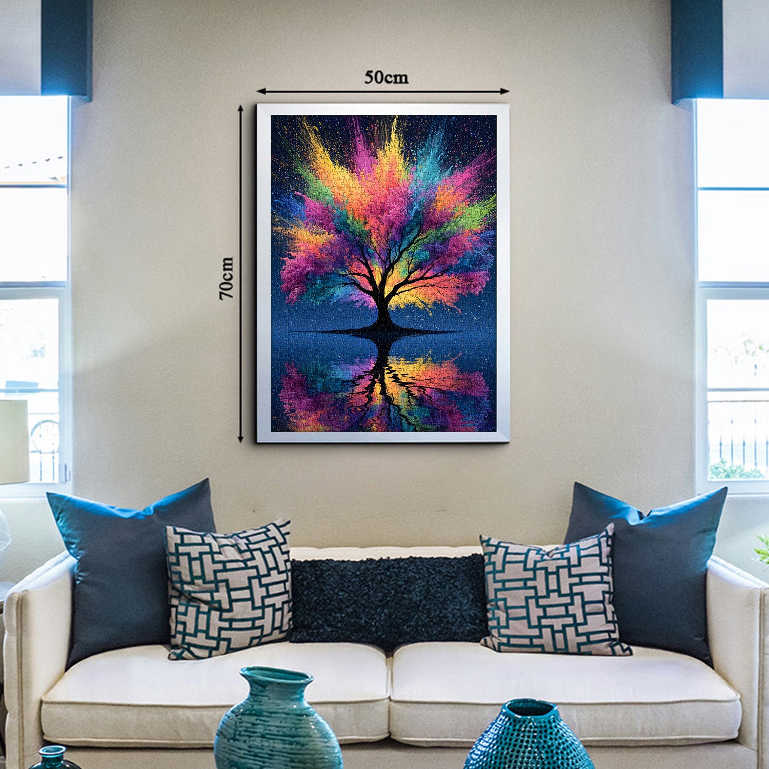 Vibrant Life Tree Jigsaw Puzzle 1000 Pieces