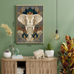 Golden Elephant Whispers Jigsaw Puzzle 1000 Pieces