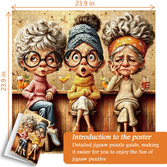 Tipsy Friends Jigsaw Puzzle 1000 Pieces