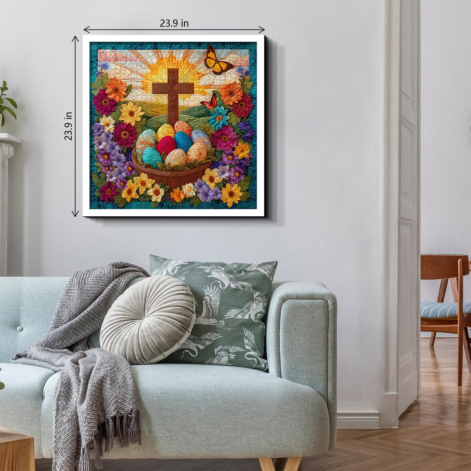 Easter Eggs & Cross Jigsaw Puzzle 1000 Pieces