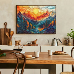 Vibrant Mountains Jigsaw Puzzle 1000 Pieces