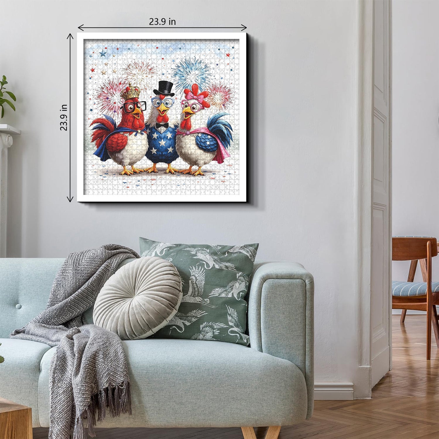 Rompecabezas de Pollos Alegres 1000 Piezas