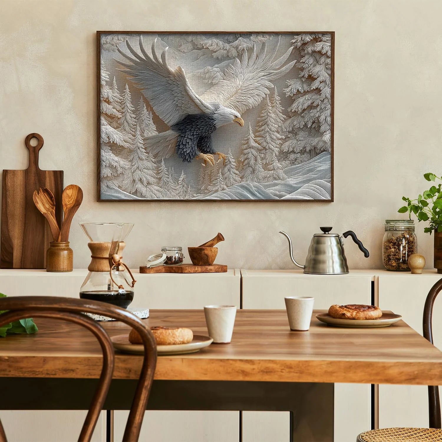 The Carved Eagle Jigsaw Puzzle 1000 Pieces