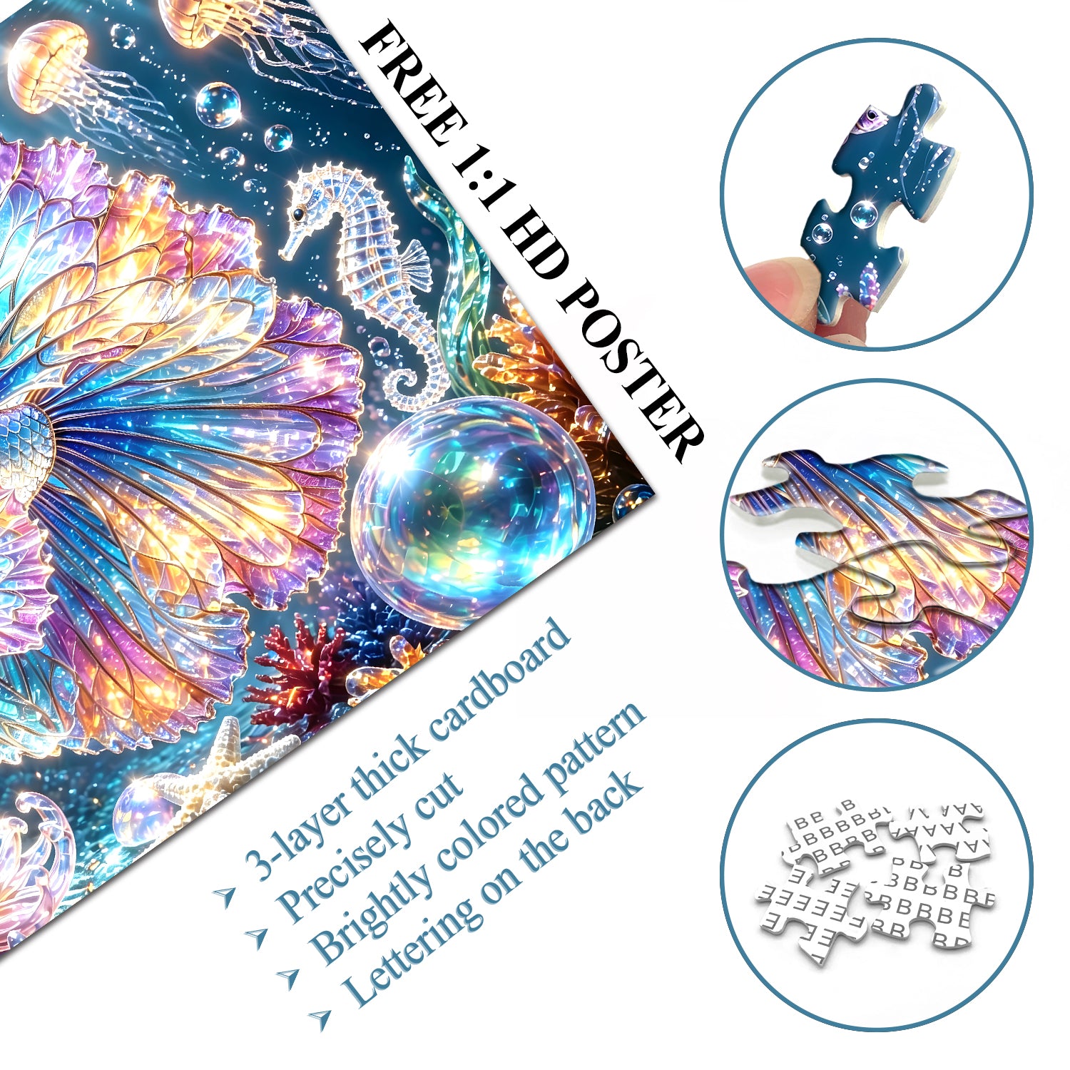 Puzzle luminoso Betta 1000 pezzi
