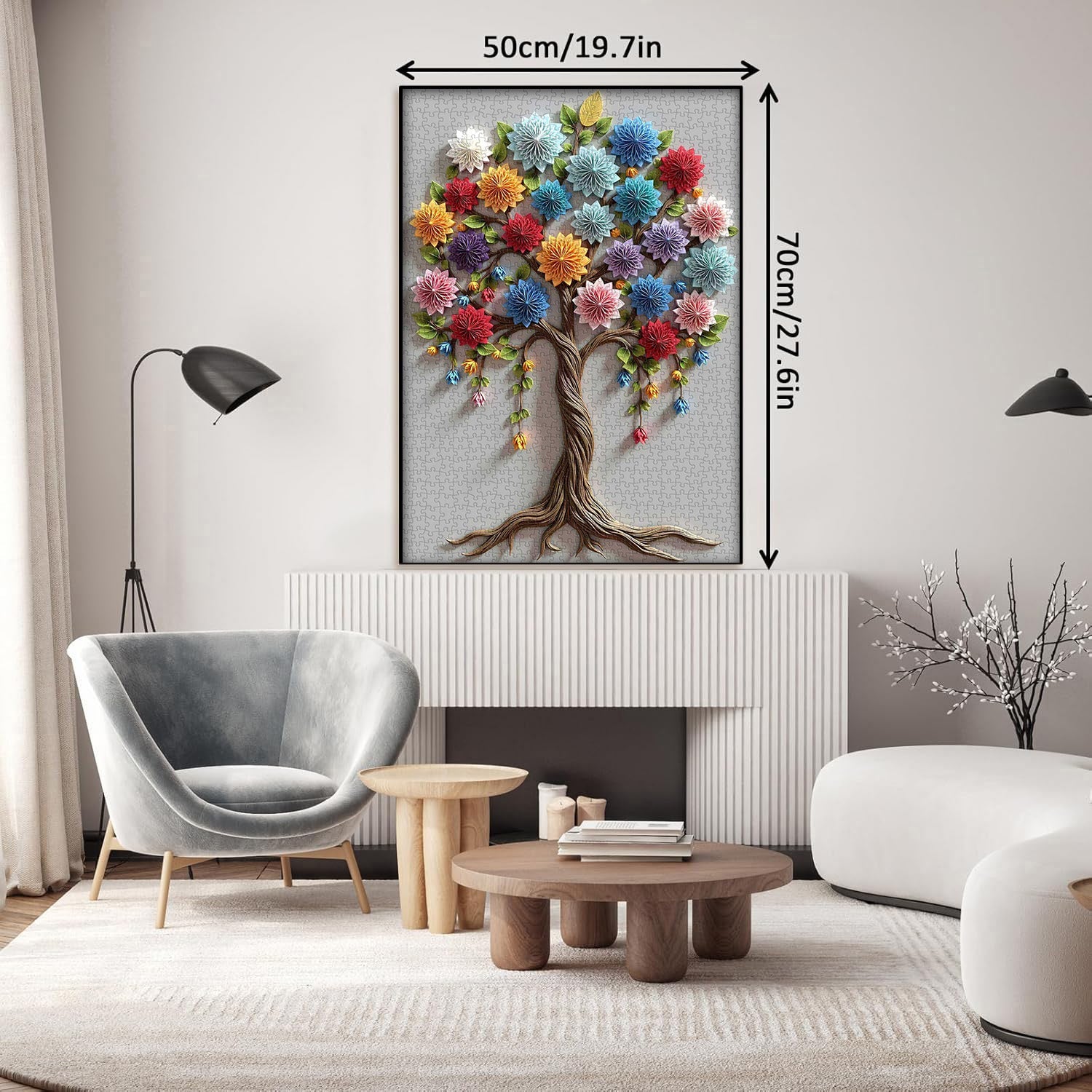 Paper Blossom Tree Jigsaw Puzzle 1000 Pieces