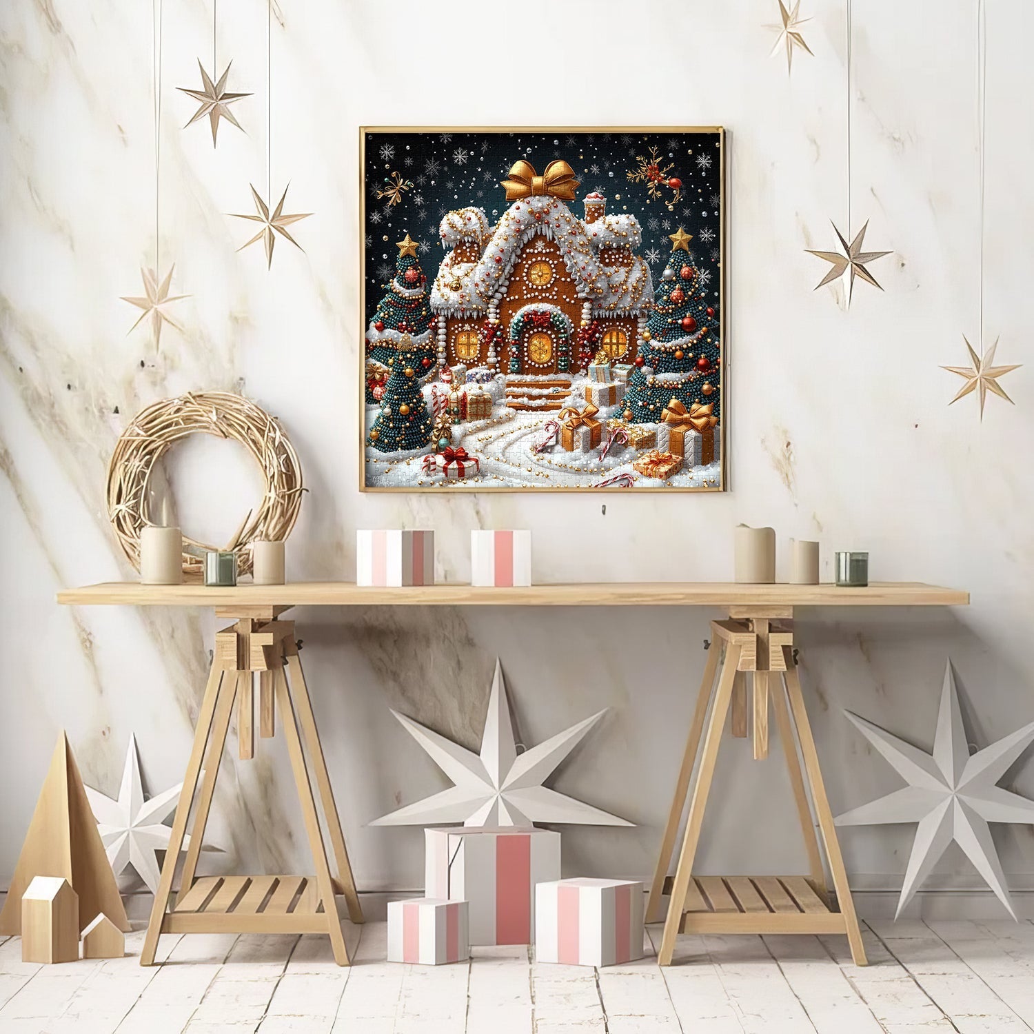 Enchanted Winter Village Jigsaw Puzzle 1000 Pieces