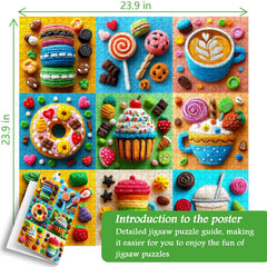 Woolly Sweets Jigsaw Puzzle 1000 Pieces