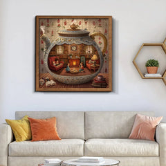 Accogliente puzzle a squarciale 1000 pezzi
